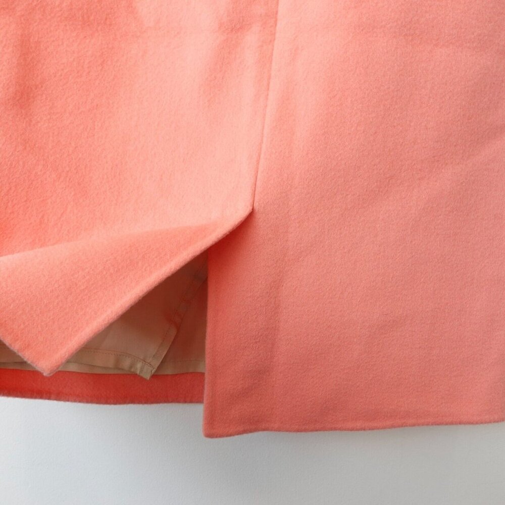 Loro Piana Coral Cashmere Pencil Skirt Old Money Quiet Luxury 44 Medium $2,850 - Picture 9 of 14